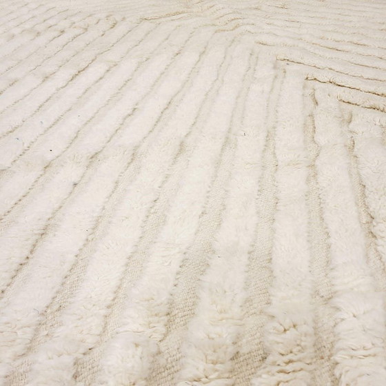 Uniek ecru Berber tapijt met geometrische patronen 200/300 – Vloerkleden en tapijten, Wool (photo 6 of 9)
