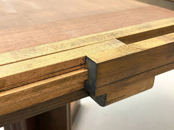 Image 1 of Round dining table by Dieter Waeckerlin, Switzerland, 1970s