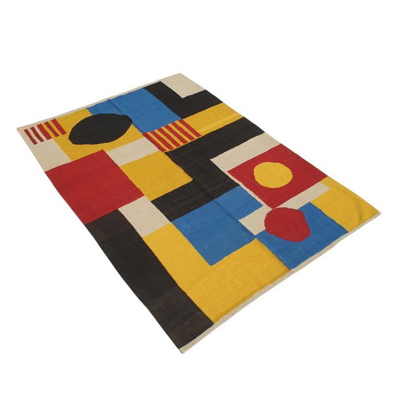 Sonia Delaunay Esquisse 1954 Kunstteppich/Wandteppich | Handgewebte Wolle | 175×247 cm – Teppiche & Läufer (photo 5 of 12)