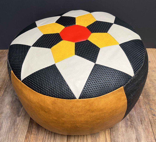 Pouf Vintage | années 70 | coussin d'assise