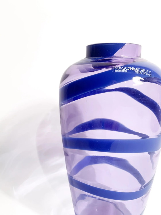 Vaso in vetro di Murano modello Snake di Nason Moretti, anni '90 – Vasi, Modern (photo 7 of 11)