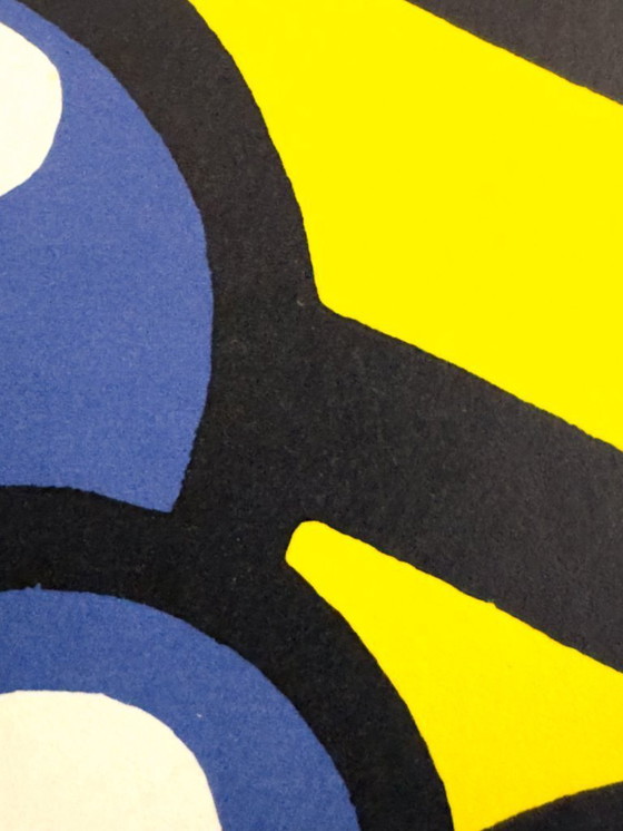 Image 1 of 🍇 Roy Lichtenstein: Stilleven met kristallen schaal – 1982 – Originele A1 tentoonstellingsposter | 84,1 × 59,4 cm | Duitsland