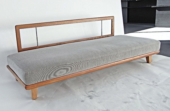 Image 1 of Dagbed, bank 'Minerva' van Peter Hvidt en Orla Molgaard-Nielsen voor France&Son/DK, teakhout, jaren 60