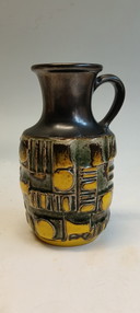 Ü ceramic vintage 1960s West Germany vase can