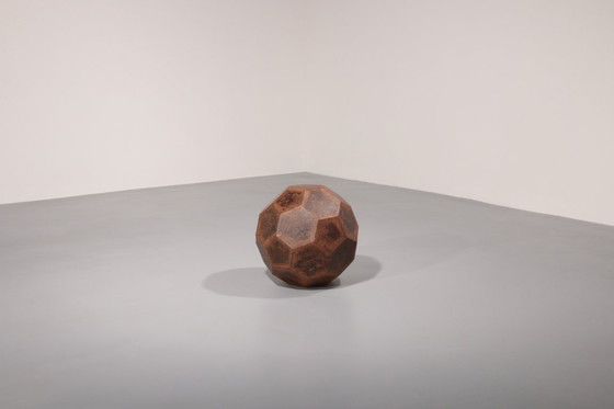 Image 1 of Rare Italian Molecular Metal Side Table – Sculptural Mid-Century Design 1960 