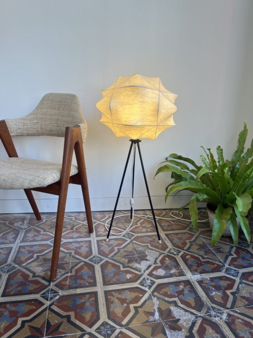 Cocoon Tripod Stehleuchte, Goldkant Leuchten – vloerlampen, Metal