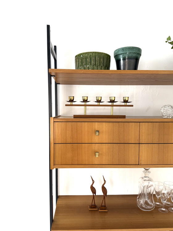 Image 1 of Parete attrezzata modulare autoportante vintage anni '60