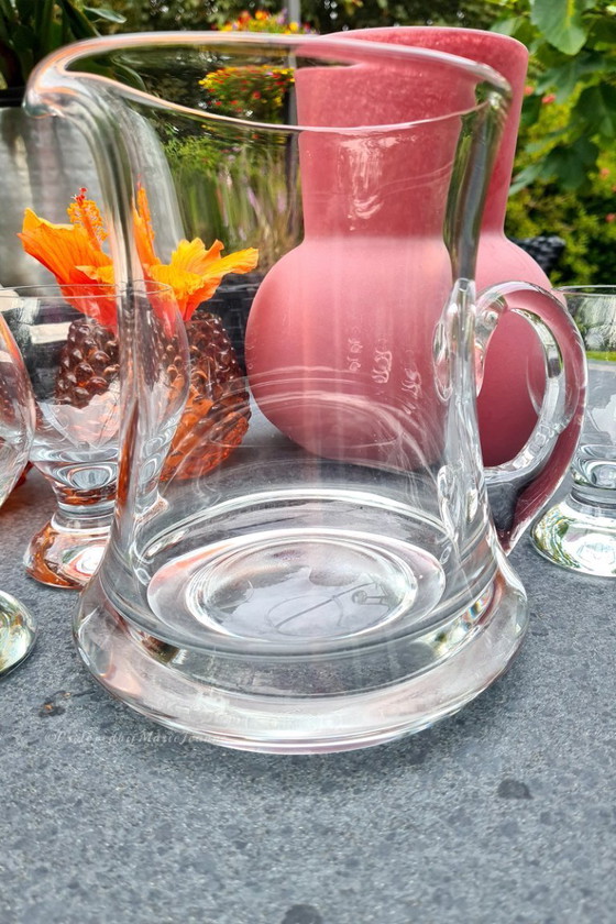 Image 1 of Pavel Hlava für Bohemia Crystalalex - Modell Gina- kleine Weingläser im 6er-Set mit schwerem Glasausgießer