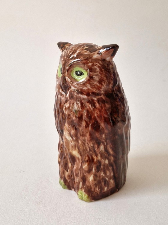 Marie-Anne Westerlund - Chouette - Signé – Sculptures, Porcelain (photo 2 of 5)