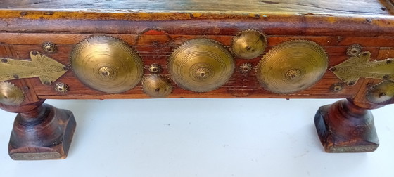 Authentic 19th century Rajasthani Bajot devotional table. – Decorative Objects, Other, Wood (photo 7 of 7)