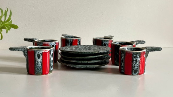 Image 1 of Luc VALLAURIS Kunst Keramische Kopjes
