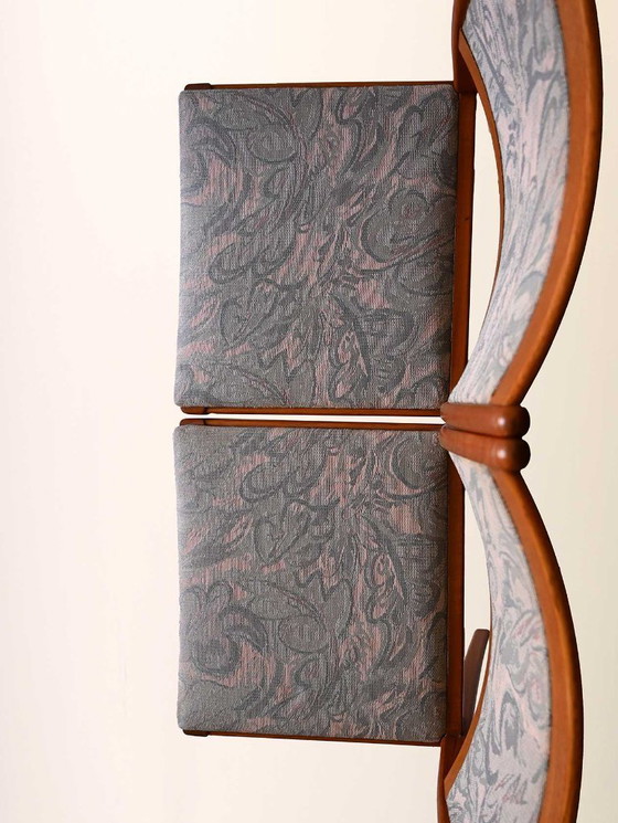 Image 1 of Juego de 4 sillas escandinavas de teca de los años 60 con tapicería original