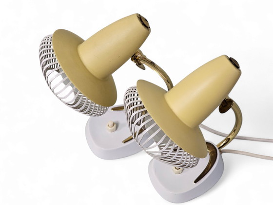 Image 1 of Pair of bedside lamps / table lamps, Robert Pfäffle, 1950s
