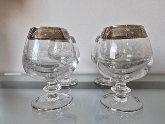 Image 1 of Copas de coñac antiguas de Murano Medici