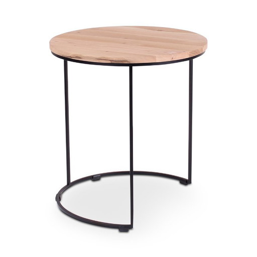 Bijzettafel Eik Naturel D50 – Wood