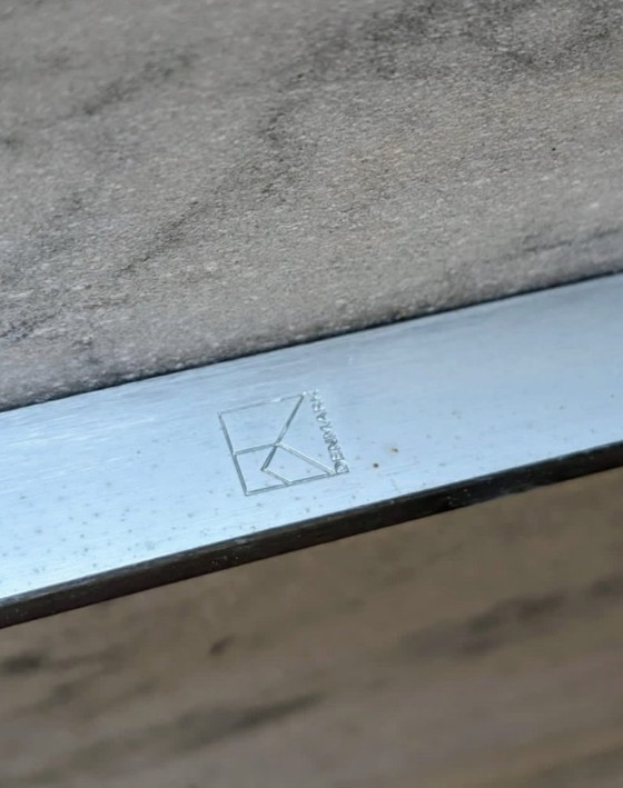 Image 1 of ORIGINAL PK-54 dining table Poul Kjaerholm with Luster Mario Marenco artemide 1960