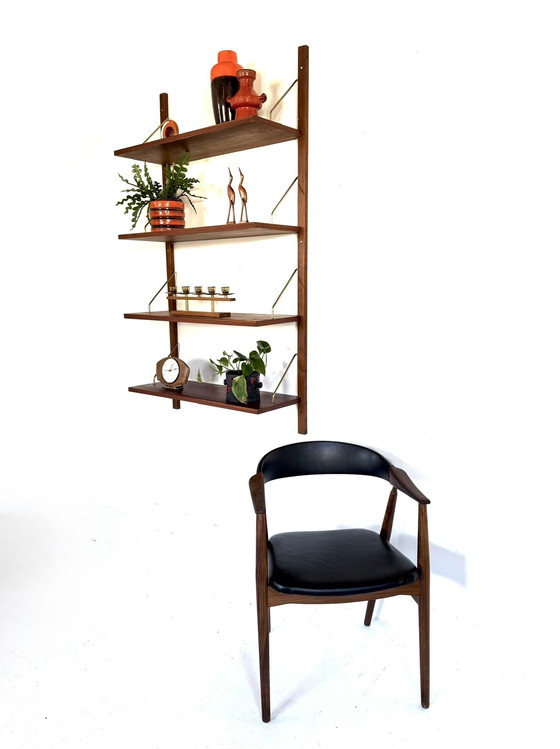 Image 1 of Sistema a parete vintage in teak, Poul Cadovius '60
