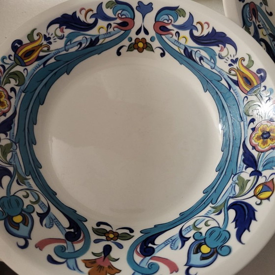 Image 1 of 5 assiettes creuses Izmir de Villeroy et Boch, 1973