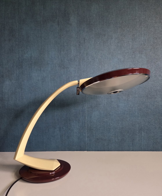 Image 1 of Vintage table lamp - Fase | Boomerang 2000 - 1970s