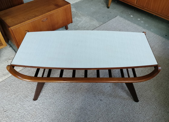 Image 1 of Tavolino vintage in teak, piano reversibile (Louis van Teeffelen?)