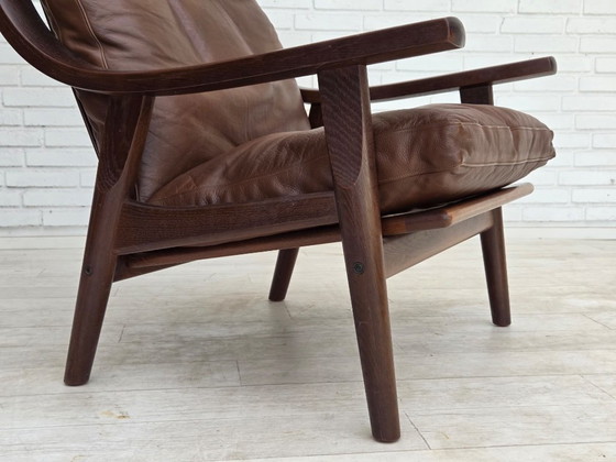 Anni '70, design danese di H.J.Wegner, poltrona schienale alto, modello GE530. – Hans Wegner, Poltrone (photo 21 of 26)