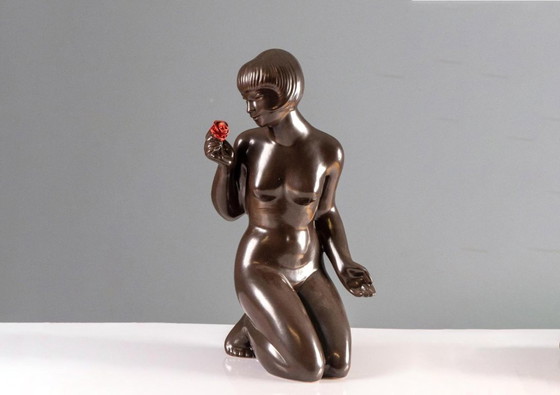 Image 1 of Escultura figurativa de cerámica, J. Forejtová, años 60, Checoslovaquia