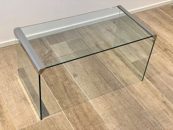 Image 1 of Table basse en verre Gallotti & Radice L80 x P40 x H42,5 cm