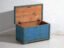 Antike bemalte blaue Truhe aus Kiefer – Mitteleuropa, um 1900 – Aufbewahrungsschrank, Iron, Scandinavian (photo 32 of 40)