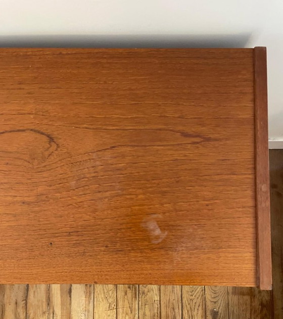 Image 1 of Vintage Scandinavische teakhouten ladekast met 4 laden