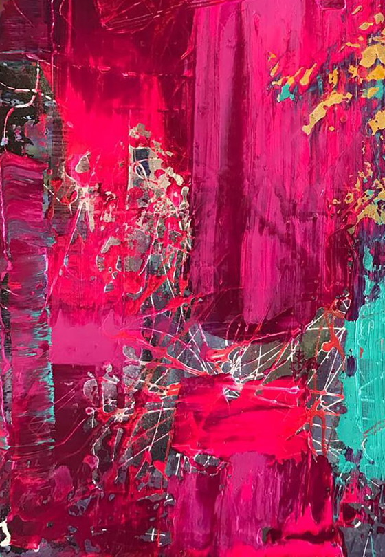 Original Acrylic Painting Abstract Expressionism Insolent Venus – Paintings & Drawings, Canvas (photo 5 of 7)