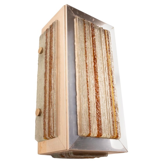 Mid Century Modern Wall Light by Albano Poli for Poliarte Chrome Version – Glass (photo 7 of 14)