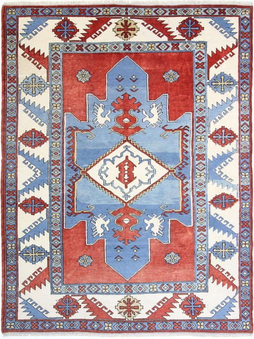 Hand-knotted Kars Kazak rug 270x205cm