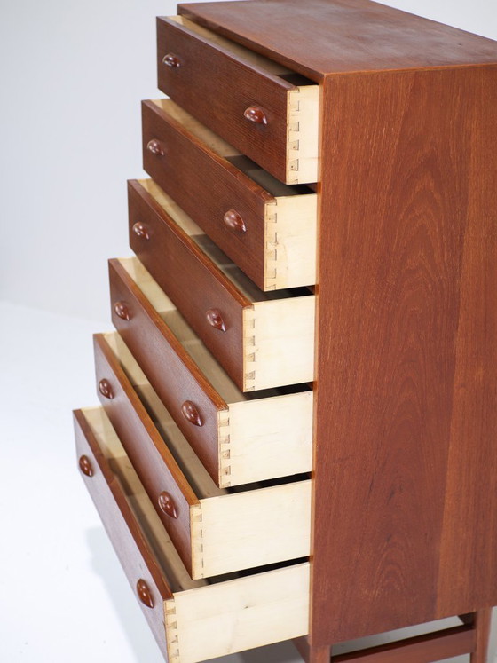 Image 1 of Commode haute en teck, style danois vintage des années 1960