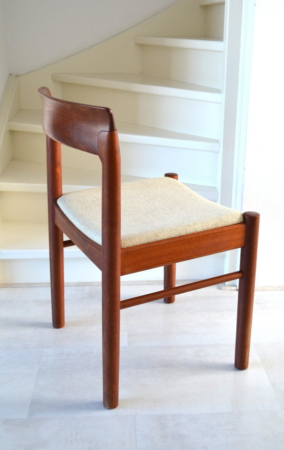 4 x Chaises de salle à manger Vintage Bramin Design Danois – Textile, Wood (photo 7 of 11)