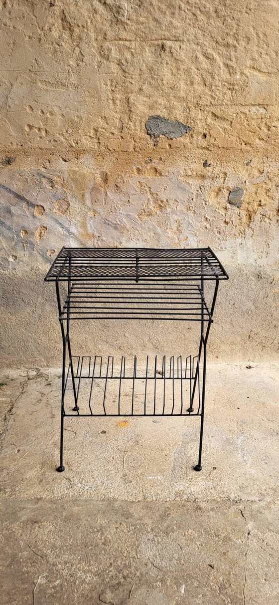 Metal magazine/vinyl rack – Magazine rack (photo 3 of 6)