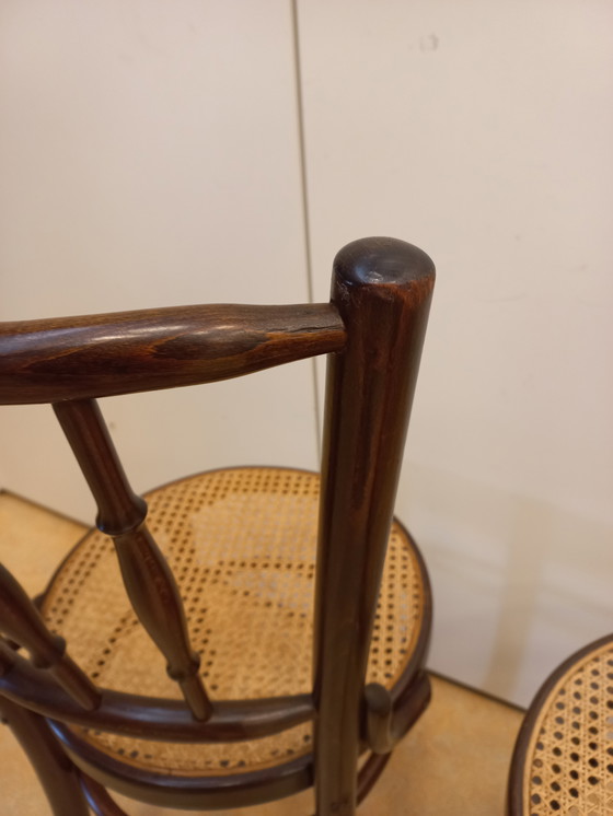 Image 1 of Satz von 3 Café-Stühlen im Thonet-Stil