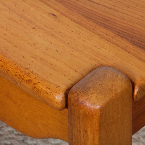Image 1 of Pair of solid elm bedside tables dating from the 1980s