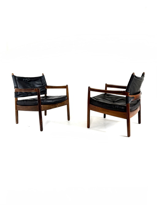 Set of 2 vintage armchairs, Gunnar Mystrand ‘70