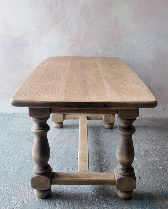 Antique solid oak farmhouse Coffee table – Wood (photo 7 of 16)