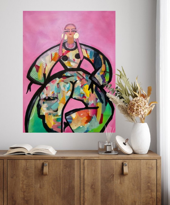 Acrylic painting #suite 70x90cm – joart, Paintings & Drawings, Canvas (photo 3 of 15)