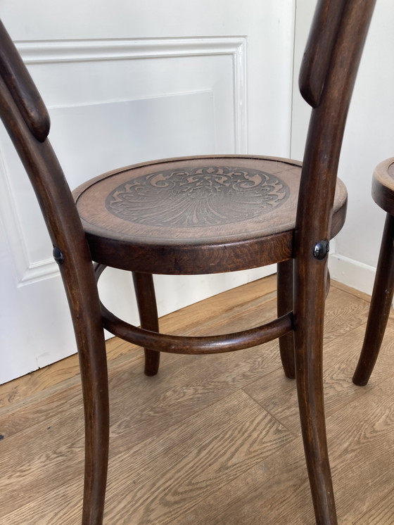 Image 1 of 6x Thonet Design No. 14 Chairs