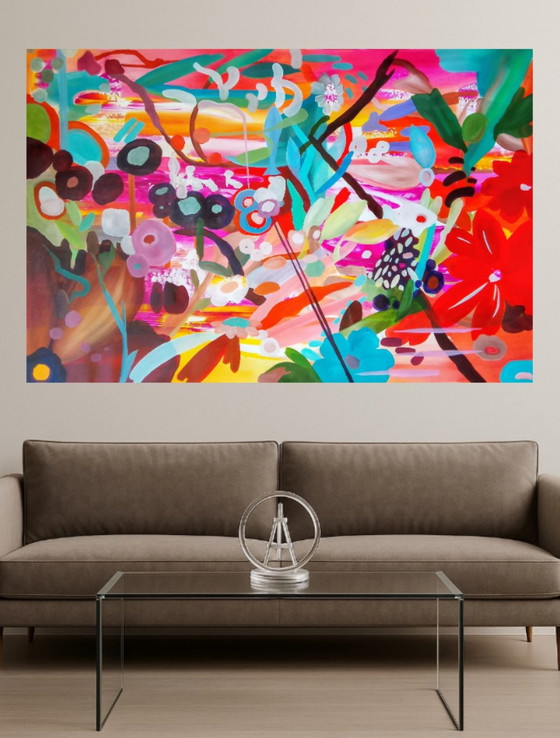 Acrylic Painting #Pleisto 150x100cm – joart, Paintings & Drawings, Canvas (photo 12 of 14)