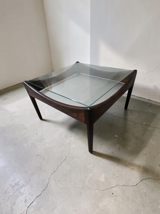 Image 1 of Set di 2 poltrone di design + tavolo Mid Century Kristian Vedel per Søren Willadsen Møbelfabrik Danimarca anni '60