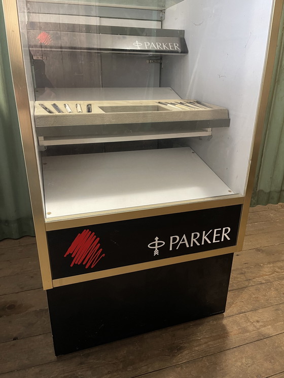 Image 1 of Espositore per penne Parker, espositore per orologi retrò vintage