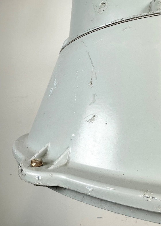 Image 1 of Lampada a sospensione industriale in alluminio pressofuso polacco di Mesko, anni '70