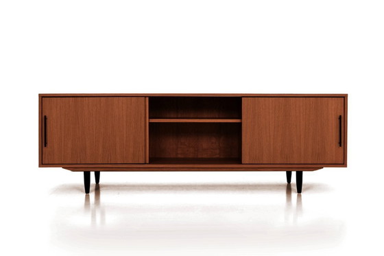 Image 1 of Schuifdressoir gebeitst teak T-S04 220