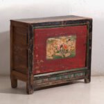 Credenza antica dipinta in legno di pino – Cina, circa 1930 – Credenze con vetrina (photo 8 of 40)