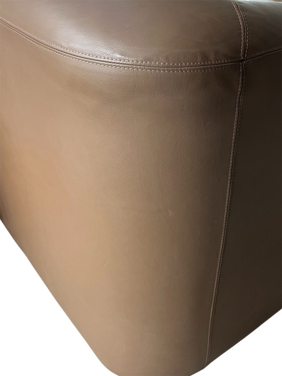 Image 1 of Bankstel Leolux Mink, 2-zits y 3-zits, luz bruin leer