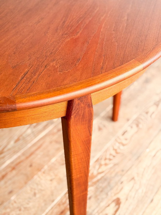 Image 1 of Deense uitschuifbare teakhouten eettafel van Sigh and Son