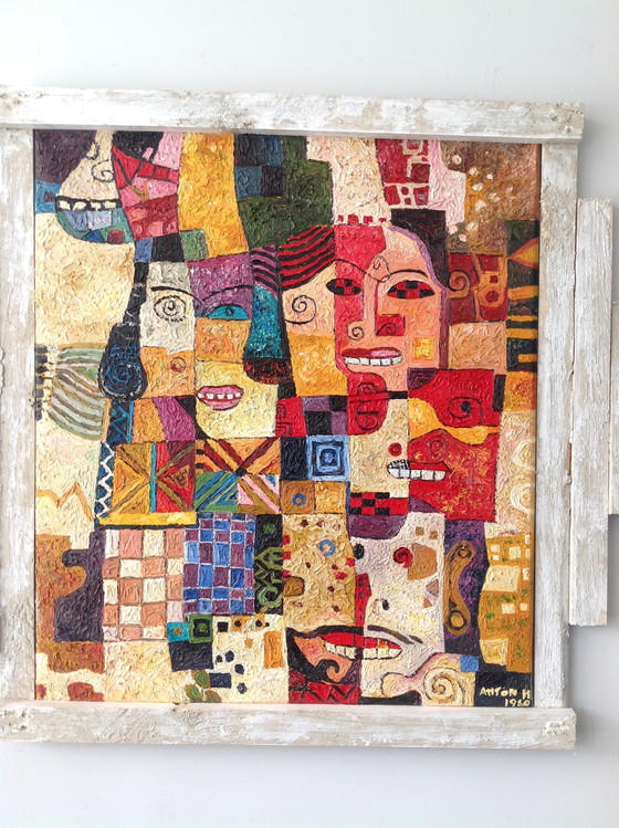 Image 1 of Anton Huang 1935-1985 su tela 70x80cm. 